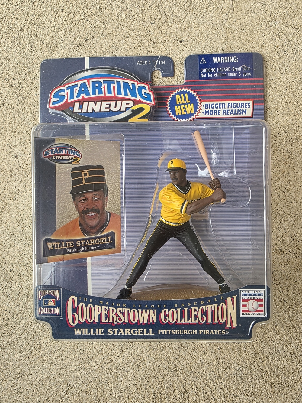 Starting Lineup 2 Willie Stargell Pittsburgh Pirates Yellow & Black Figure